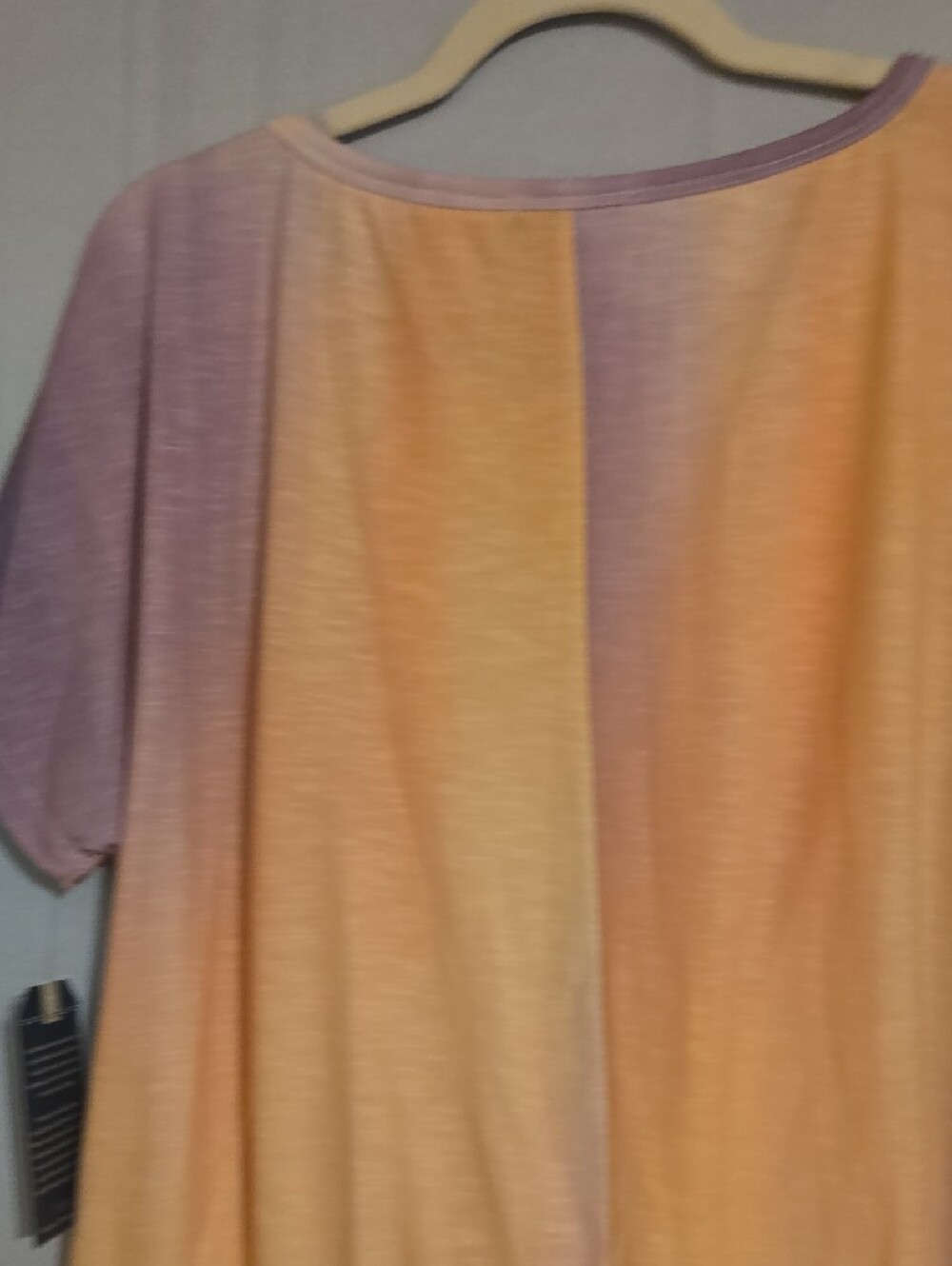 Democracy Womens Knot Front Tee Ombre Size XL NWT - Picture 8 of 10